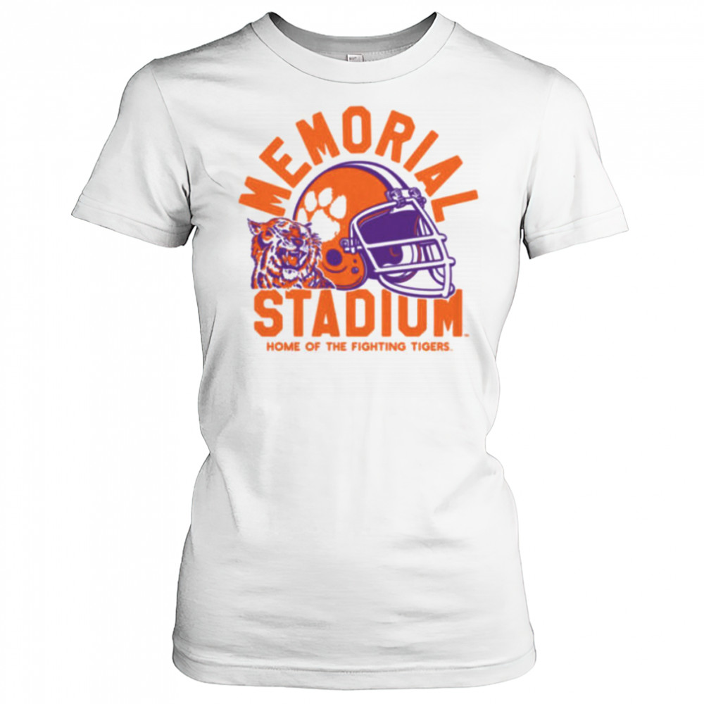 Clemson 55th Anniversary Tiger Paw Football Ringer Shirt Women's T-shirt