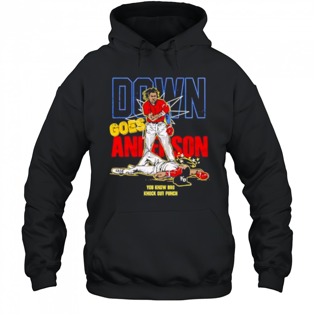 Down Goes Anderson shirt Hoodie