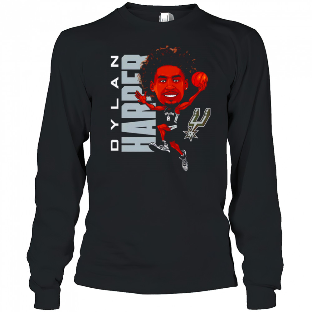 Dylan Harper San Antonio Spurs Caricature cartoon shirt Long Sleeved