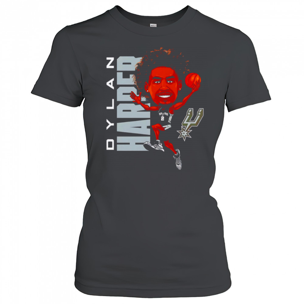 Dylan Harper San Antonio Spurs Caricature cartoon shirt Women's T-shirt