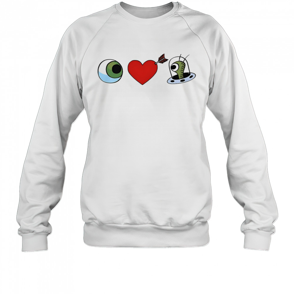 Eye Heart UFO Bizarro shirt Sweatshirt
