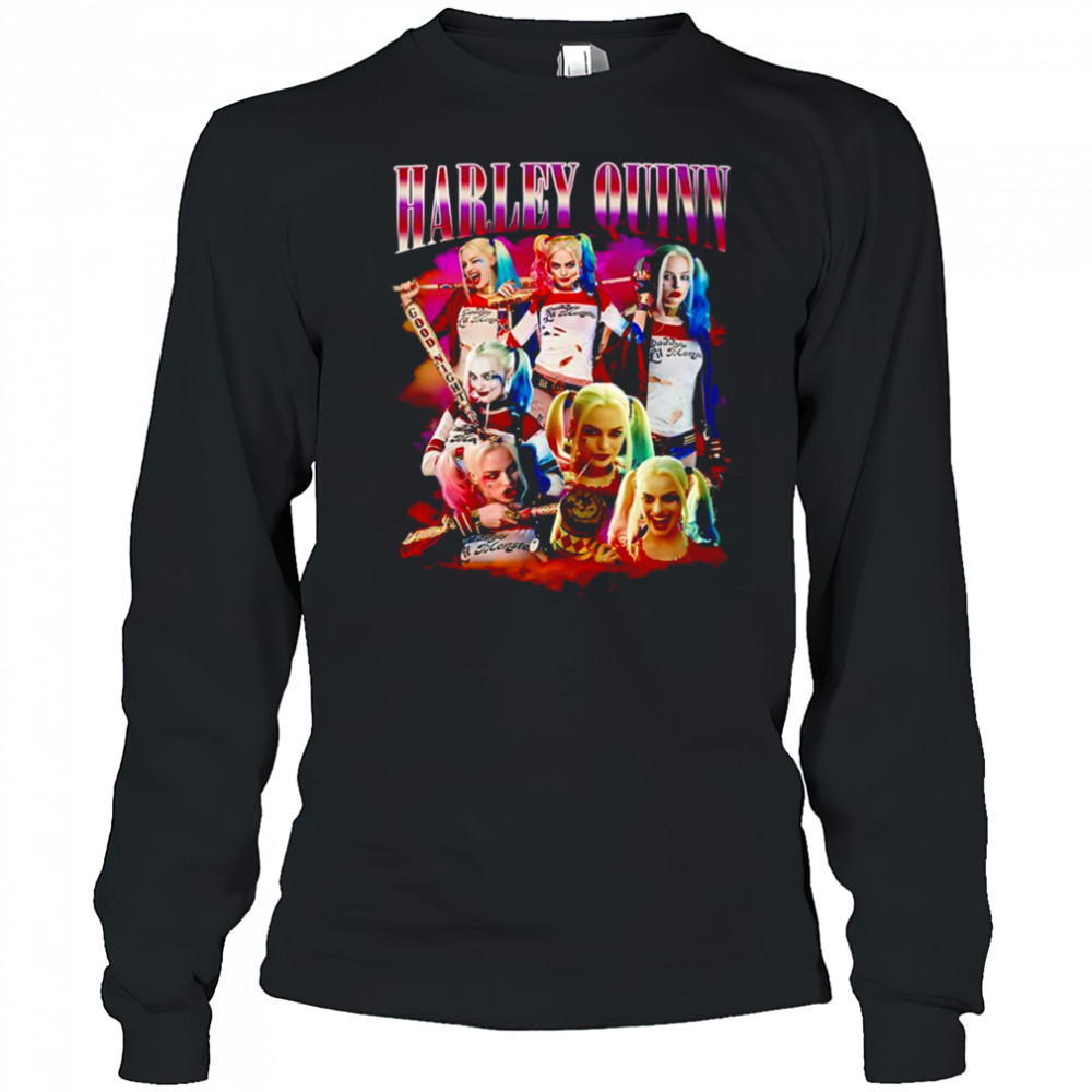 Harley Quinn bootleg shirt Long Sleeved