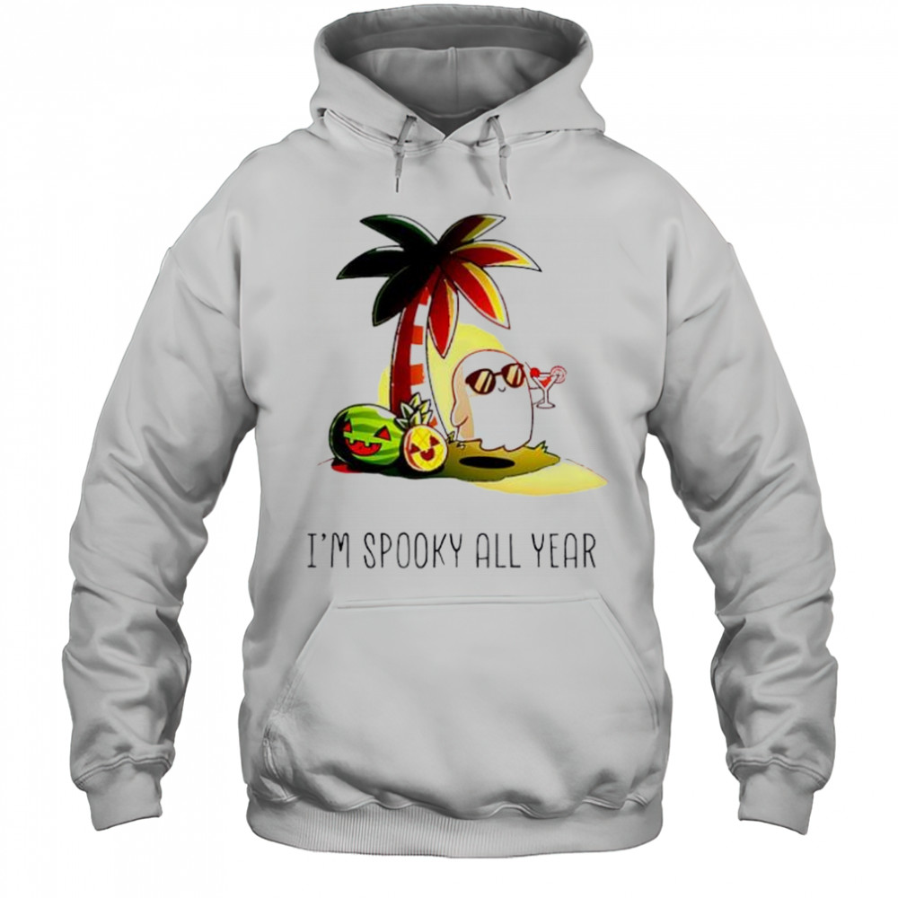 Hi Five Ghost I’m Spooky All Year Halloween shirt Hoodie