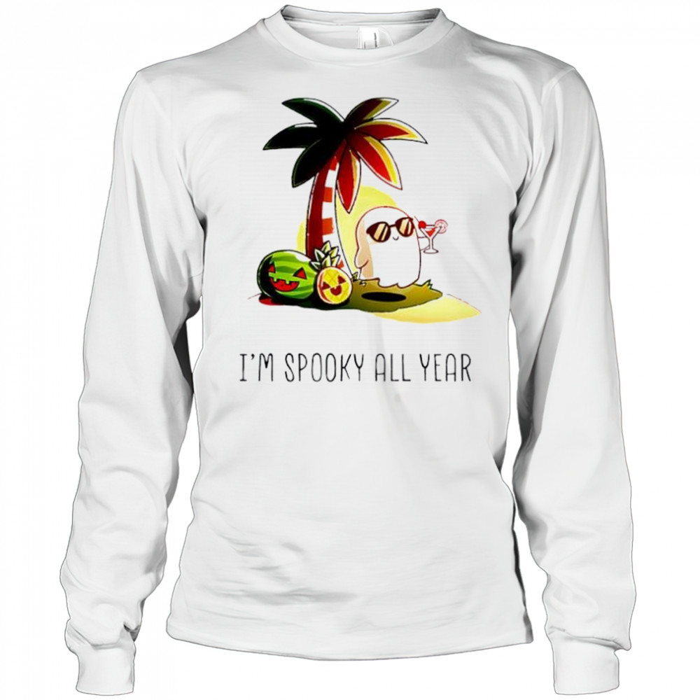 Hi Five Ghost I’m Spooky All Year Halloween shirt Long Sleeved