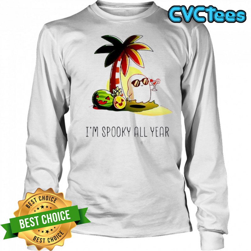 Hi Five Ghost I’m Spooky All Year Halloween shirt Long Sleeved
