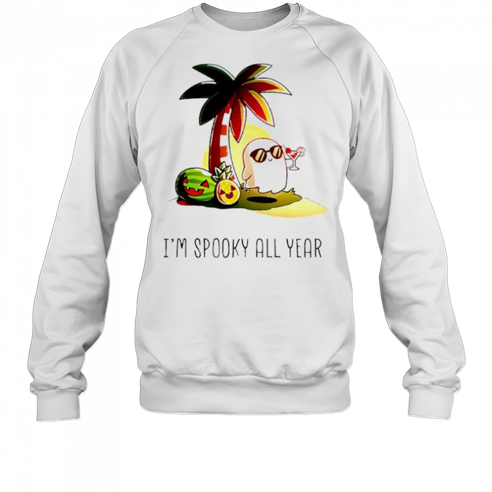 Hi Five Ghost I’m Spooky All Year Halloween shirt Sweatshirt