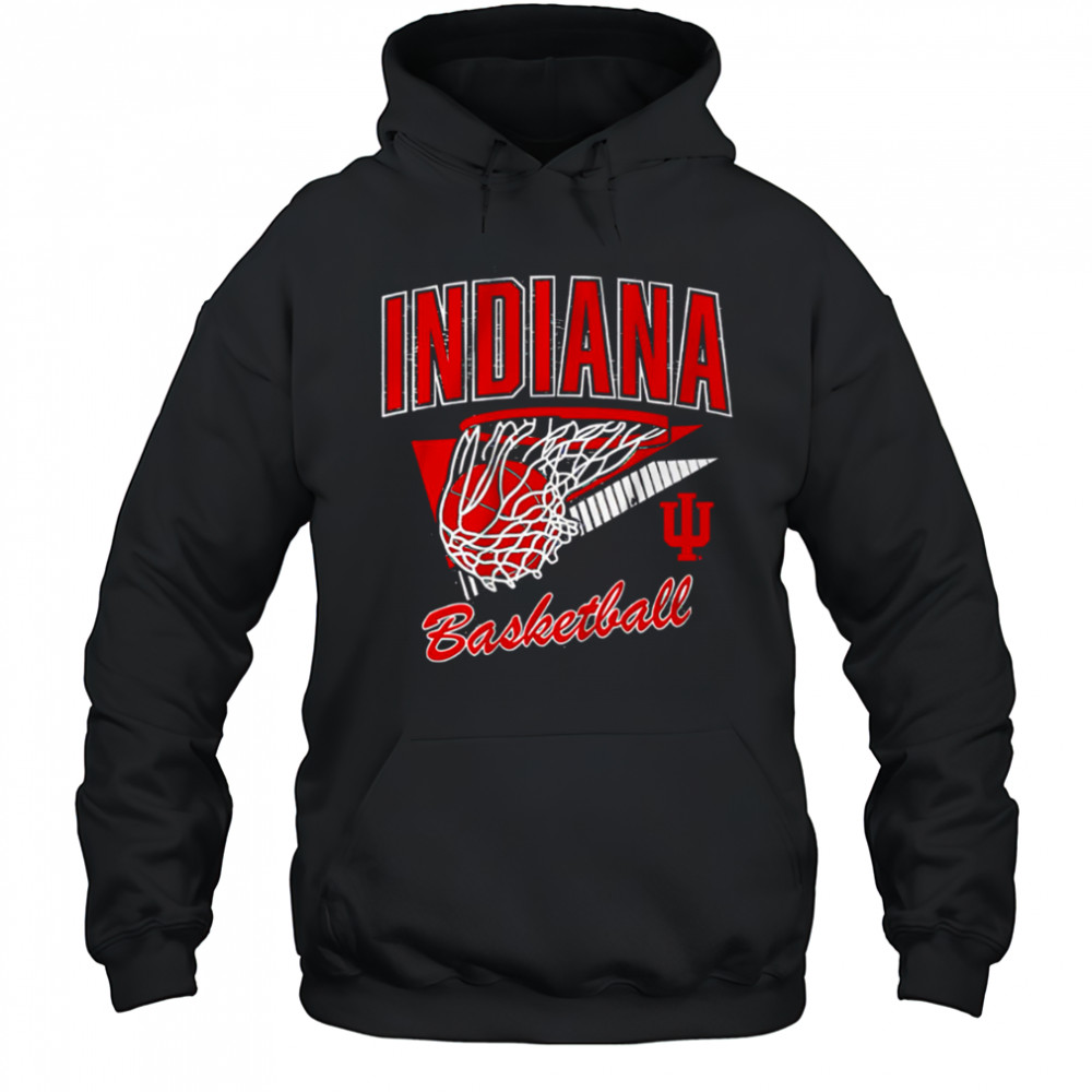 Indiana Hoosiers Throwback Basketball shirt Hoodie