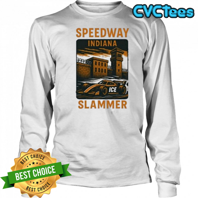 Indiana Ice Speedway Slammer T-Shirt Long Sleeved
