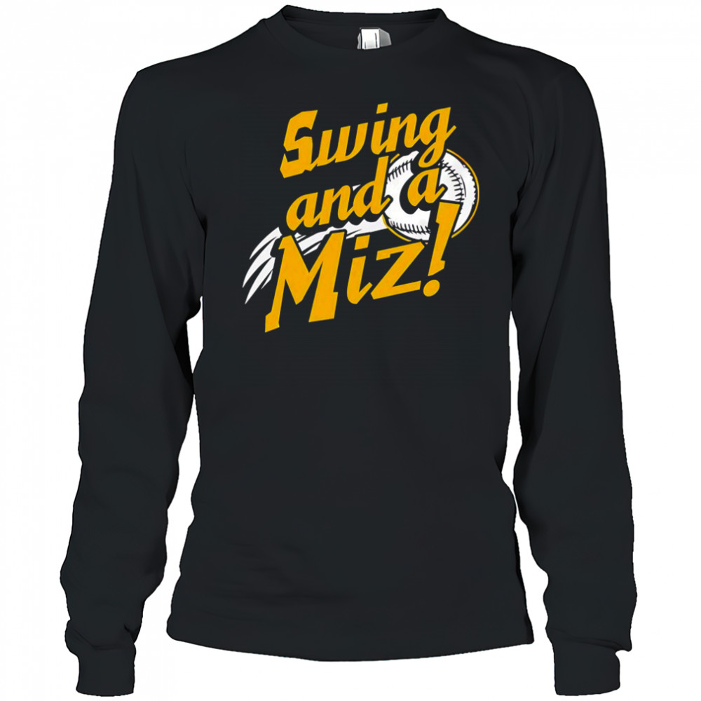 Jacob Misiorowski swing and a Miz shirt Long Sleeved