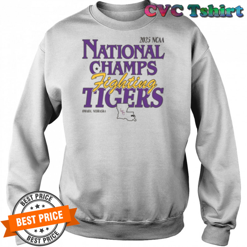 LSU 2025 Baseball National Champs Shirt Sweatshirt