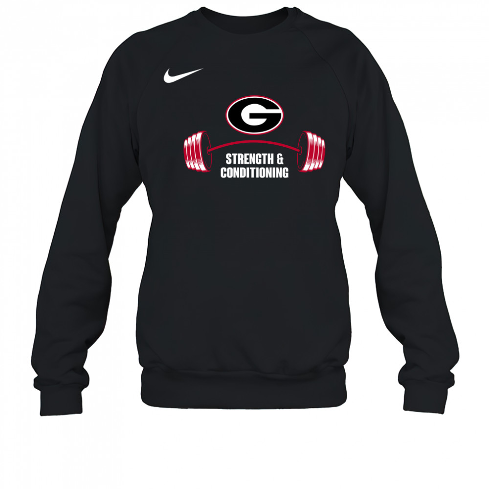 Nike Georgia Bulldogs Strength And Conditioning T-Shirt Sweatshirt