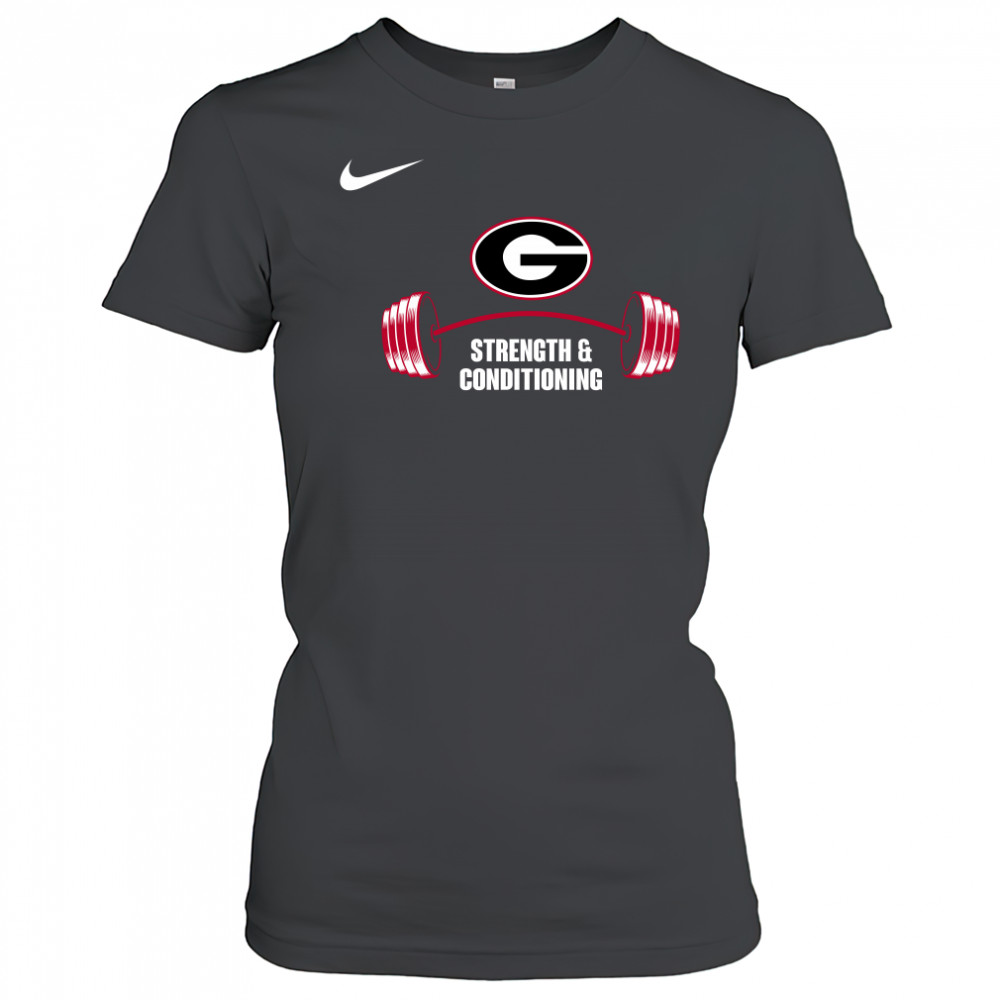 Nike Georgia Bulldogs Strength And Conditioning T-Shirt Women's T-shirt