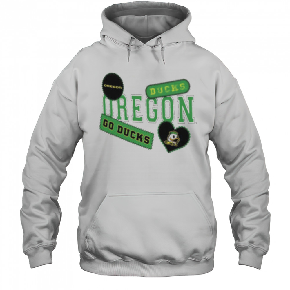 Oregon Ducks Go Ducks heart shirt Hoodie