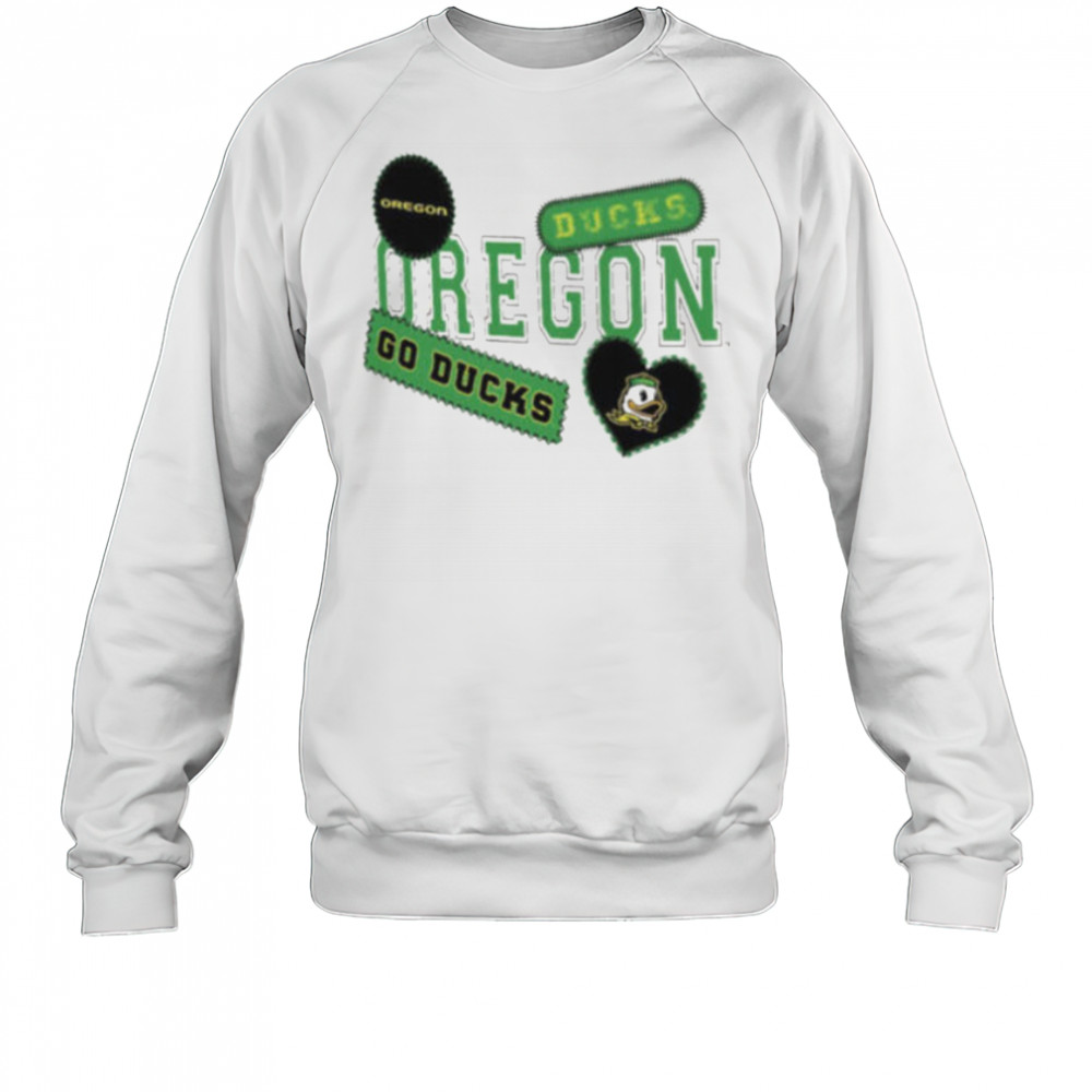 Oregon Ducks Go Ducks heart shirt Sweatshirt
