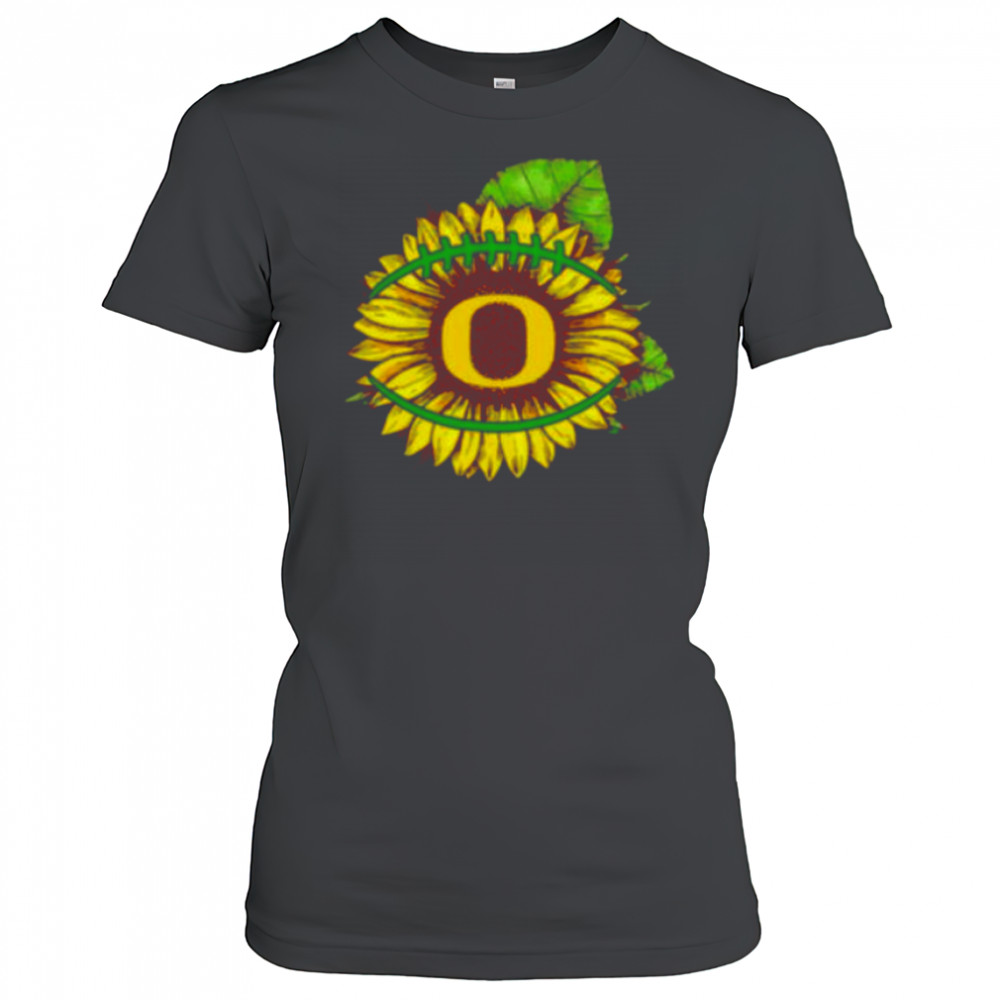 Oregon Ducks sunflower football shirt Women's T-shirt