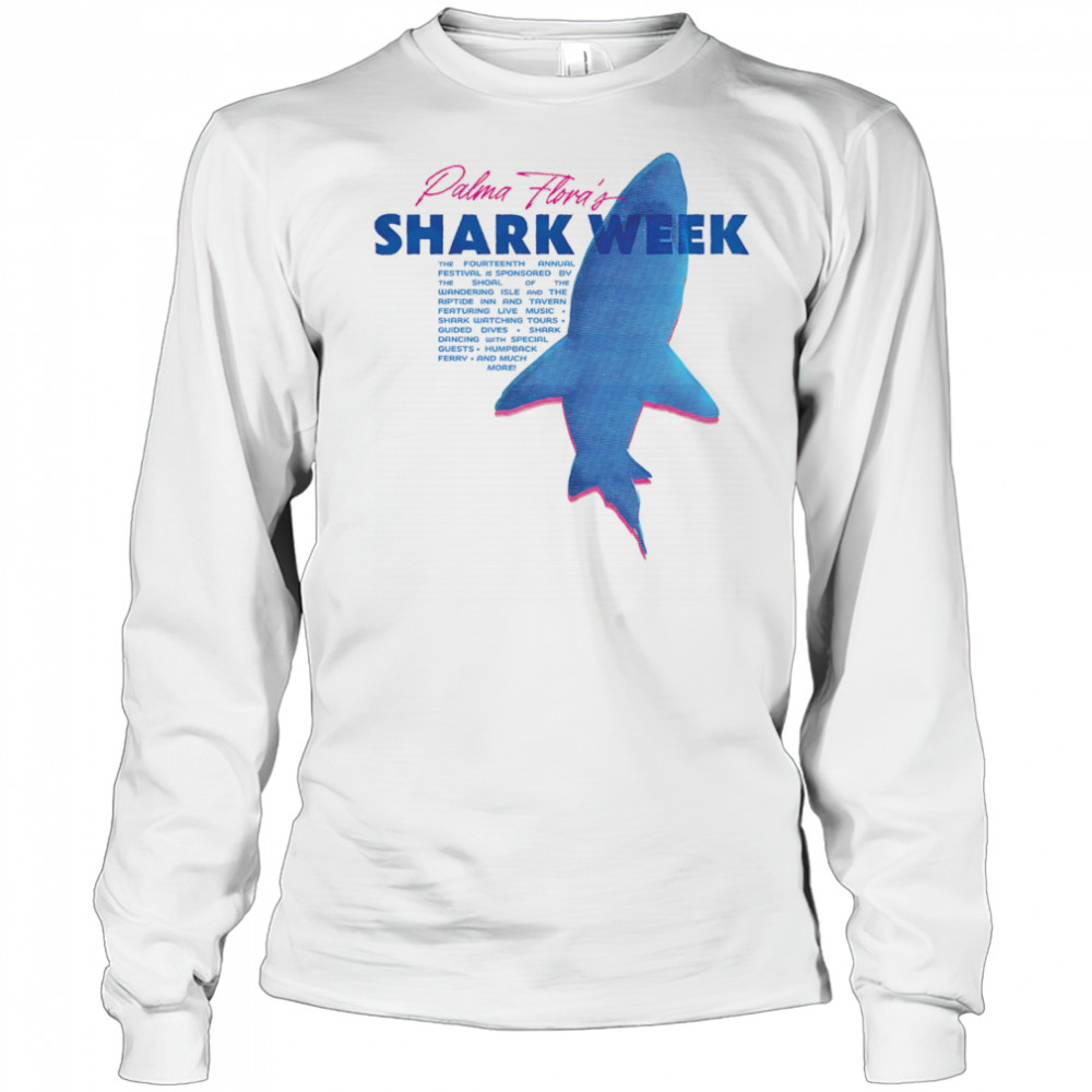 Palma Florida’s shark week shirt Long Sleeved