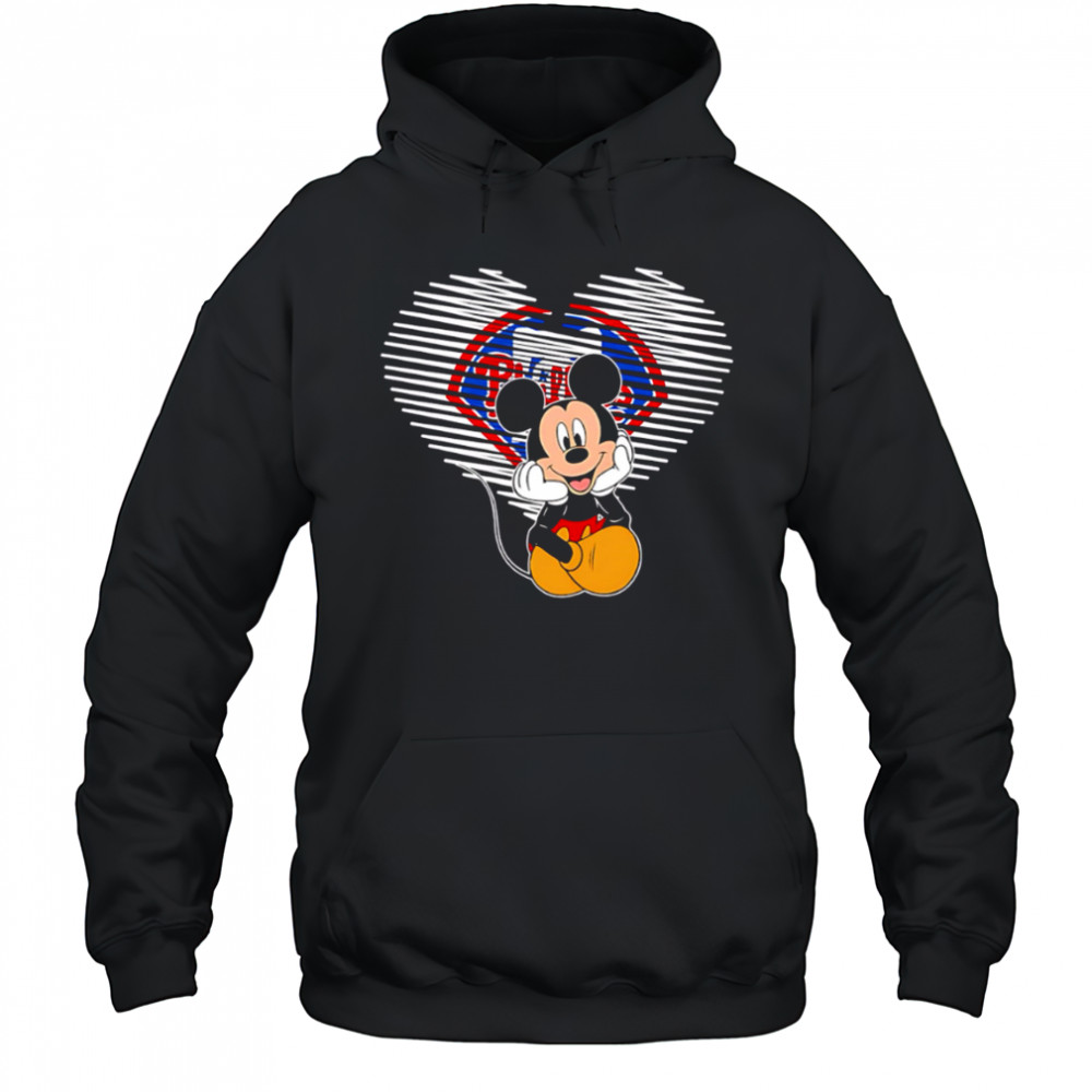 Philadelphia Phillies The Heart Mickey Mouse Disney Baseball shirt Hoodie