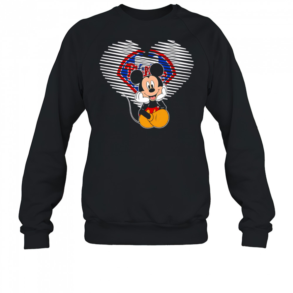 Philadelphia Phillies The Heart Mickey Mouse Disney Baseball shirt Sweatshirt