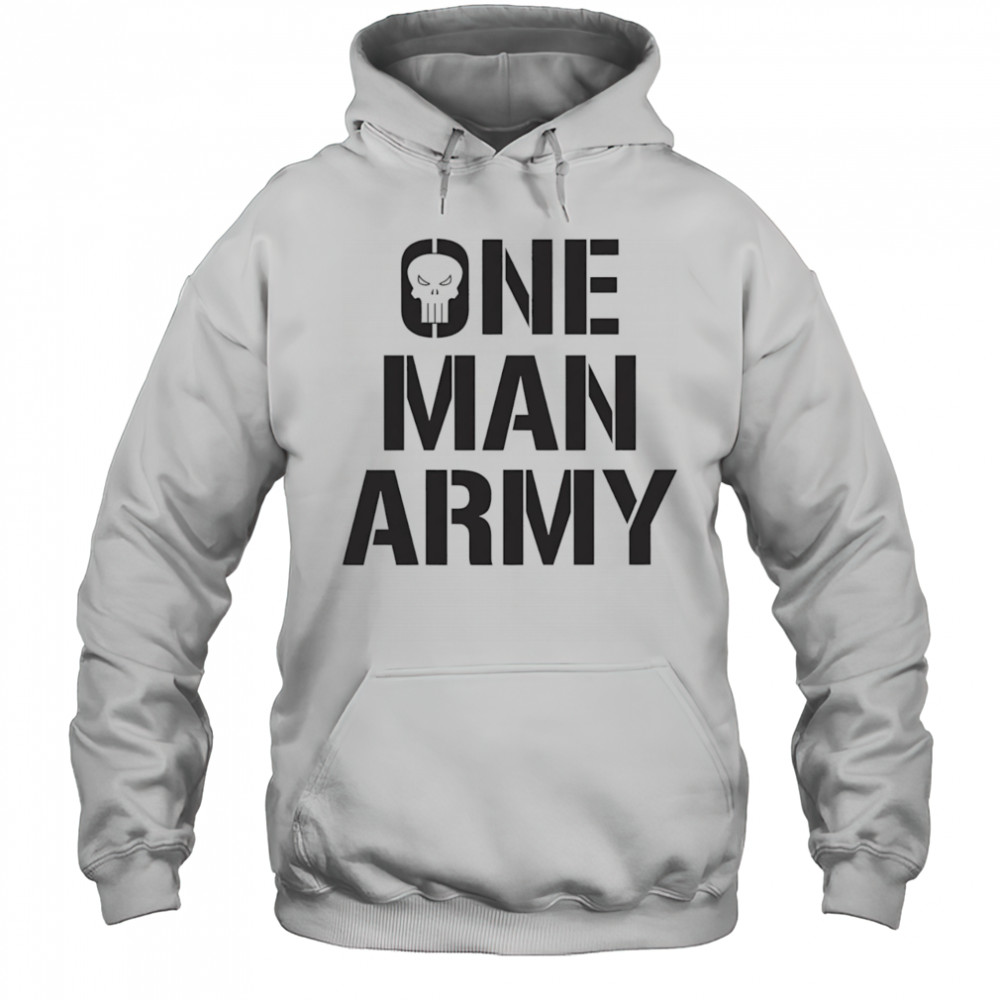 Punisher one man army shirt Hoodie