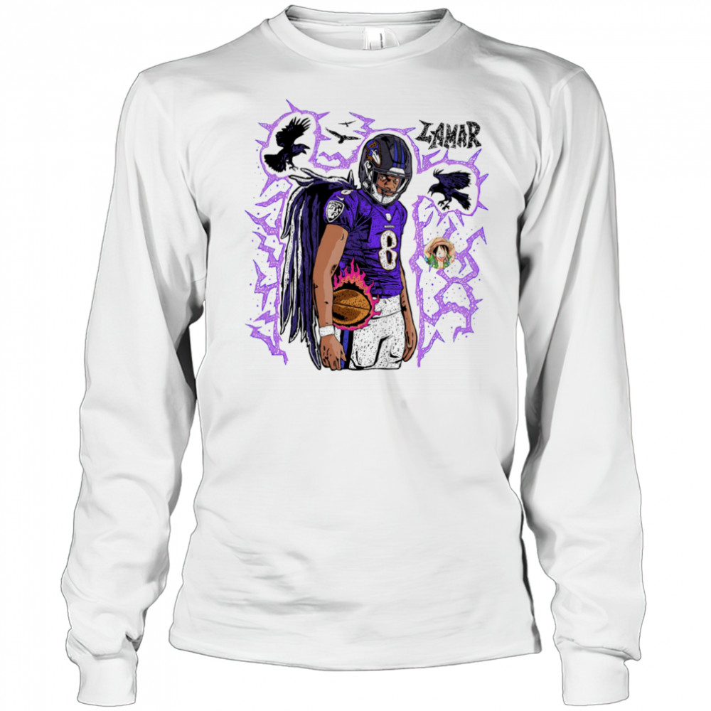Ravens Lamar shirt Long Sleeved