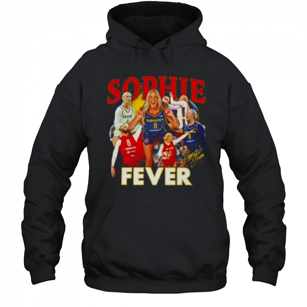 Sophie Cunningham Indiana Fever WNBA All Star collage signature shirt Hoodie