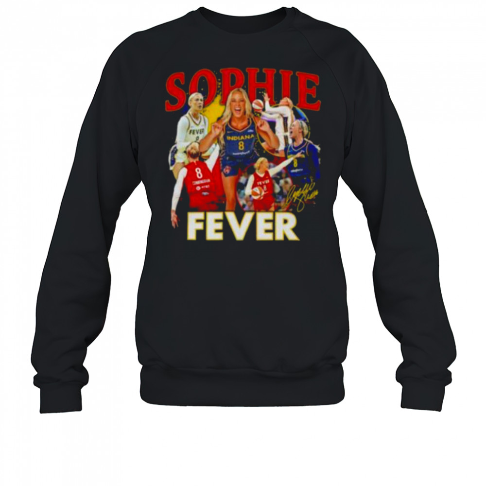 Sophie Cunningham Indiana Fever WNBA All Star collage signature shirt Sweatshirt