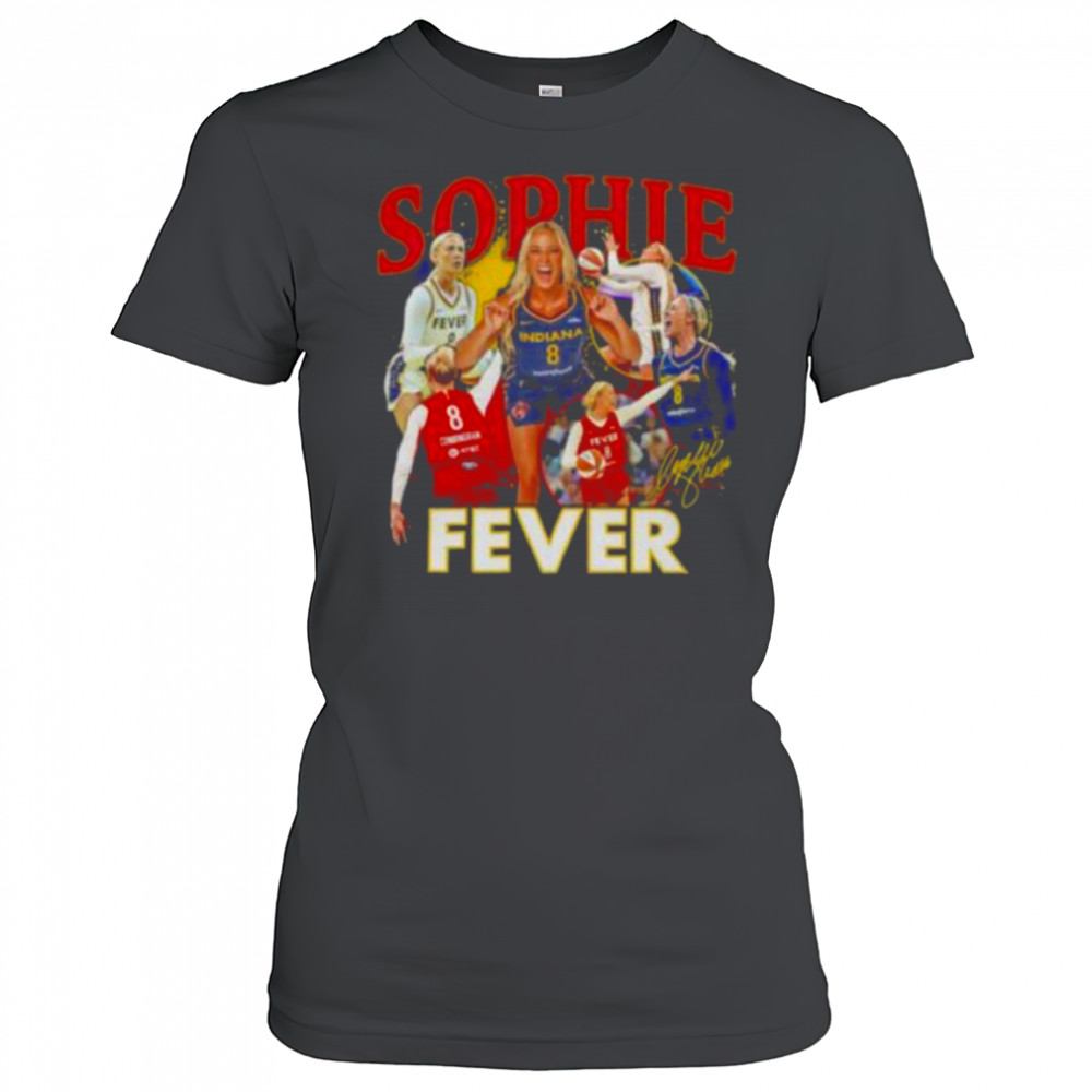 Sophie Cunningham Indiana Fever WNBA All Star collage signature shirt Women's T-shirt