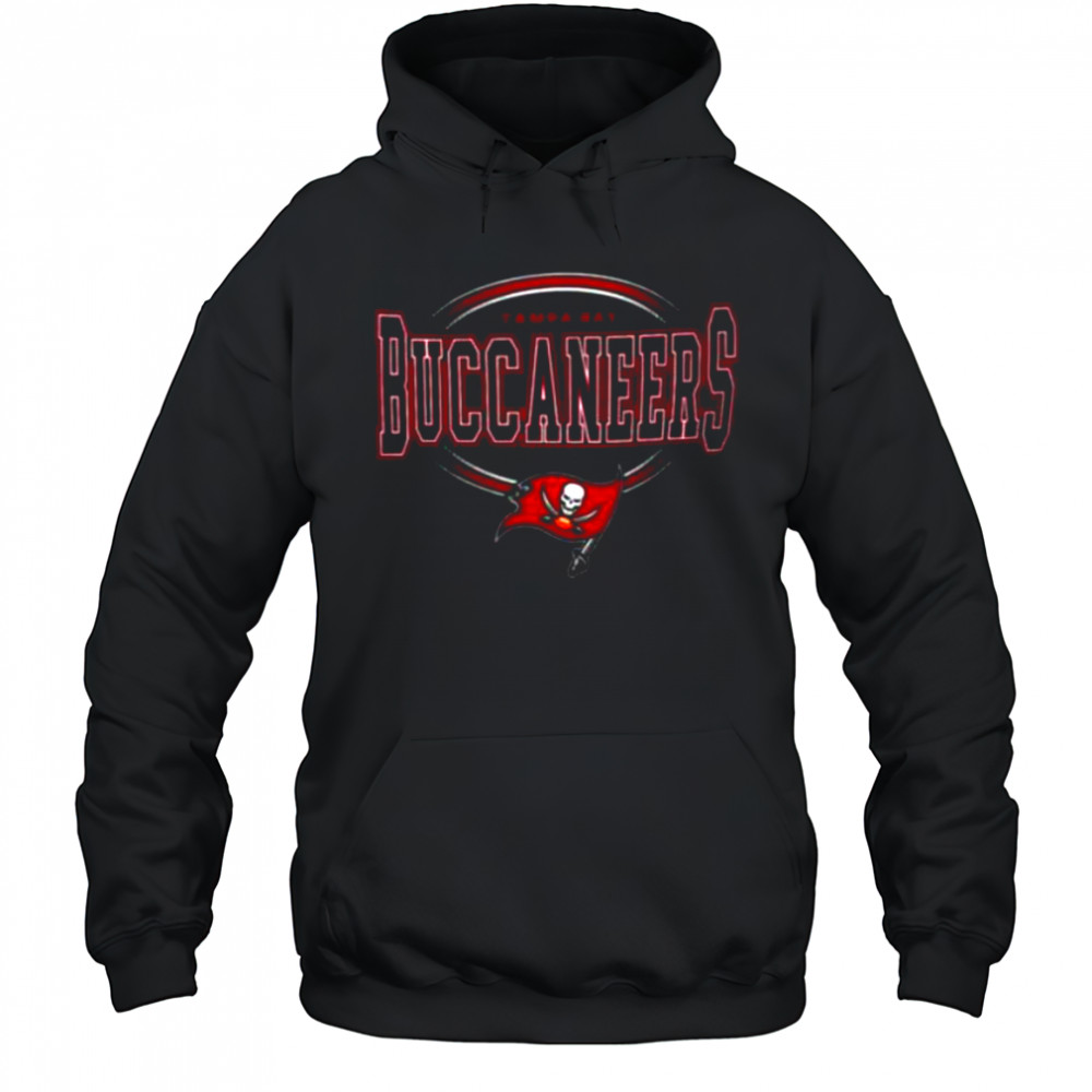 Starter Black Tampa Bay Buccaneers Team Track Graphic Long Sleeve T Shirt Hoodie