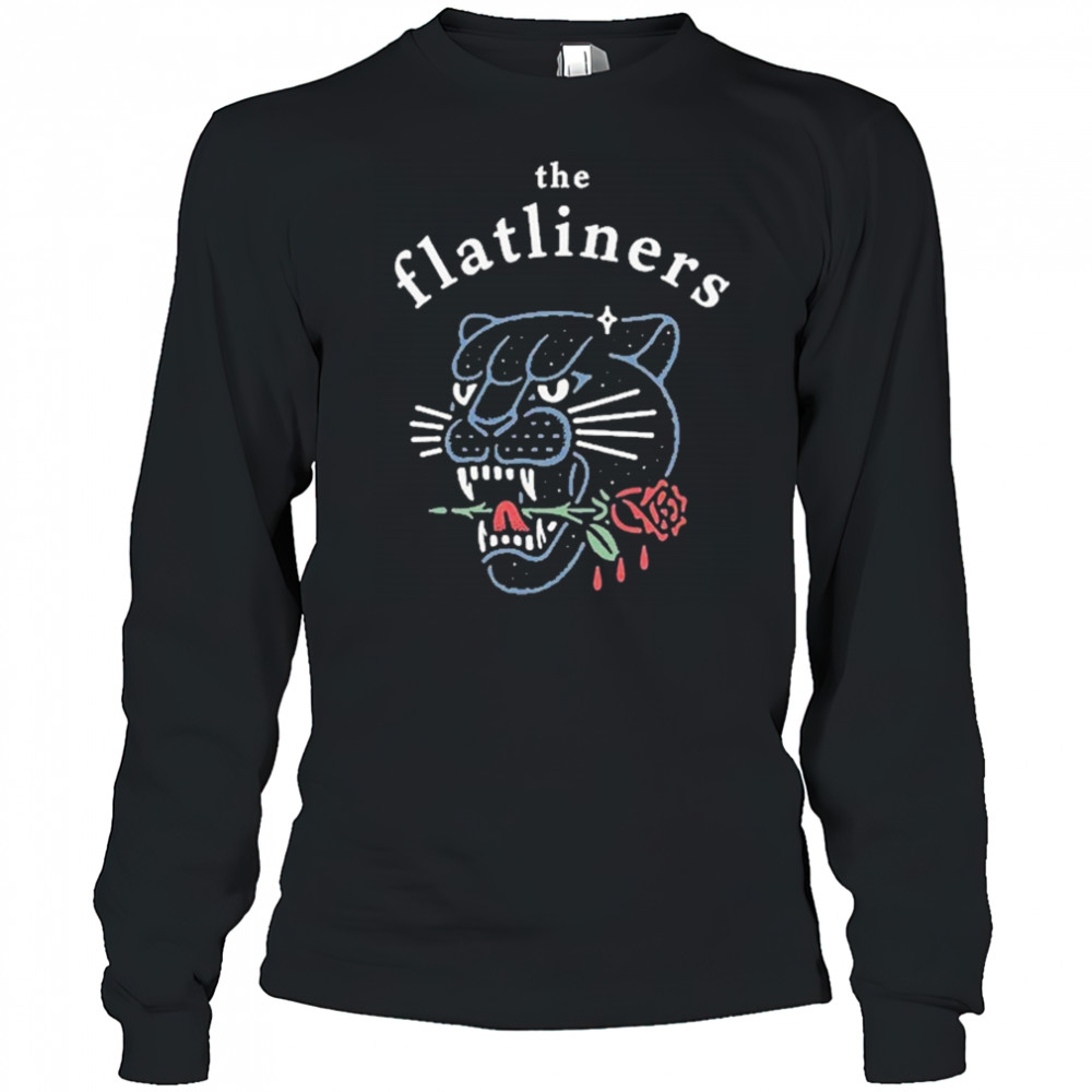 The Flatliners Panther Rose T-shirt Long Sleeved
