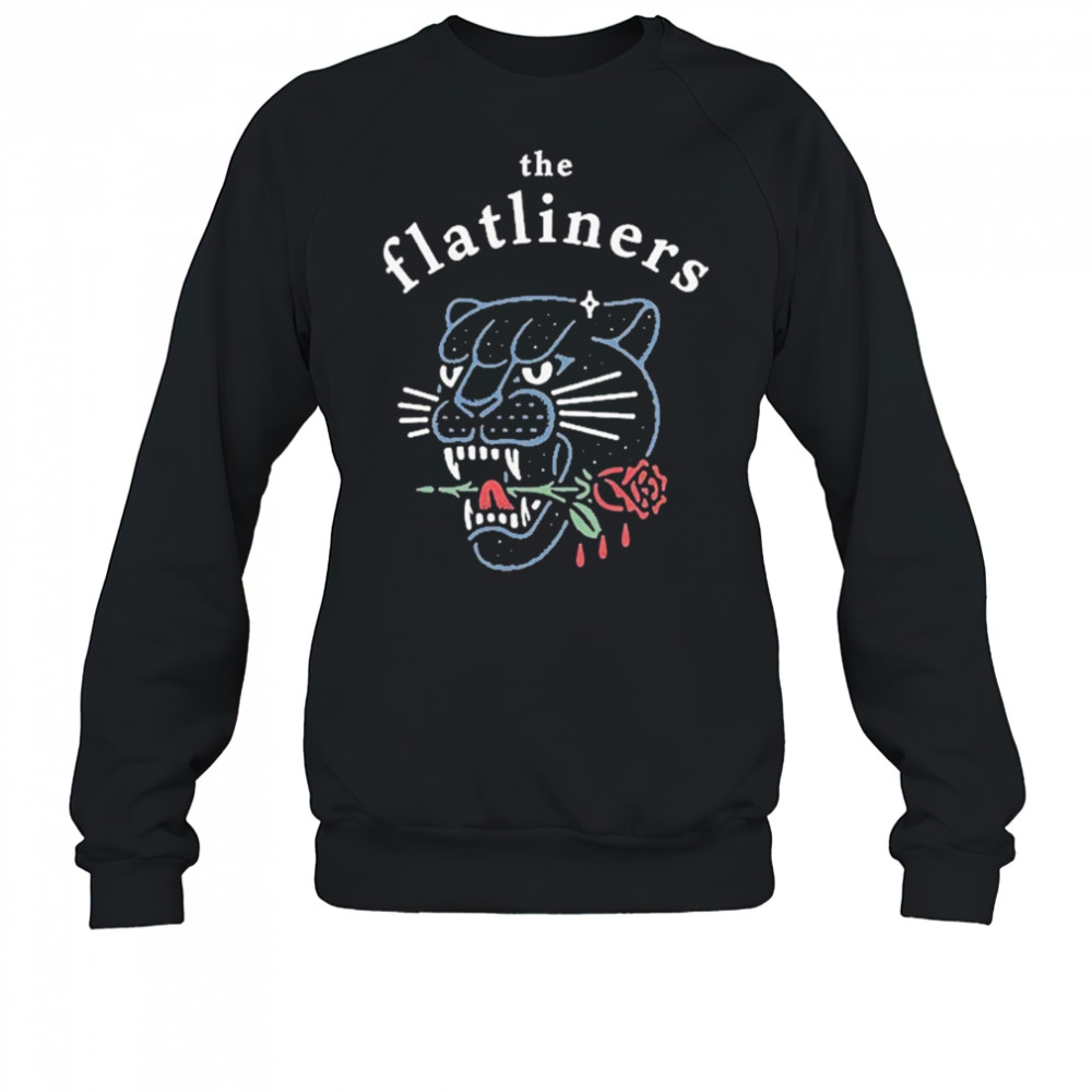 The Flatliners Panther Rose T-shirt Sweatshirt