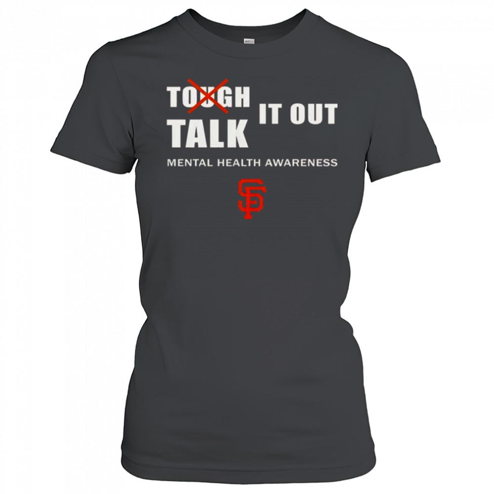 Tough It Out Talk Mental Health Awareness T-Shirt Women's T-shirt