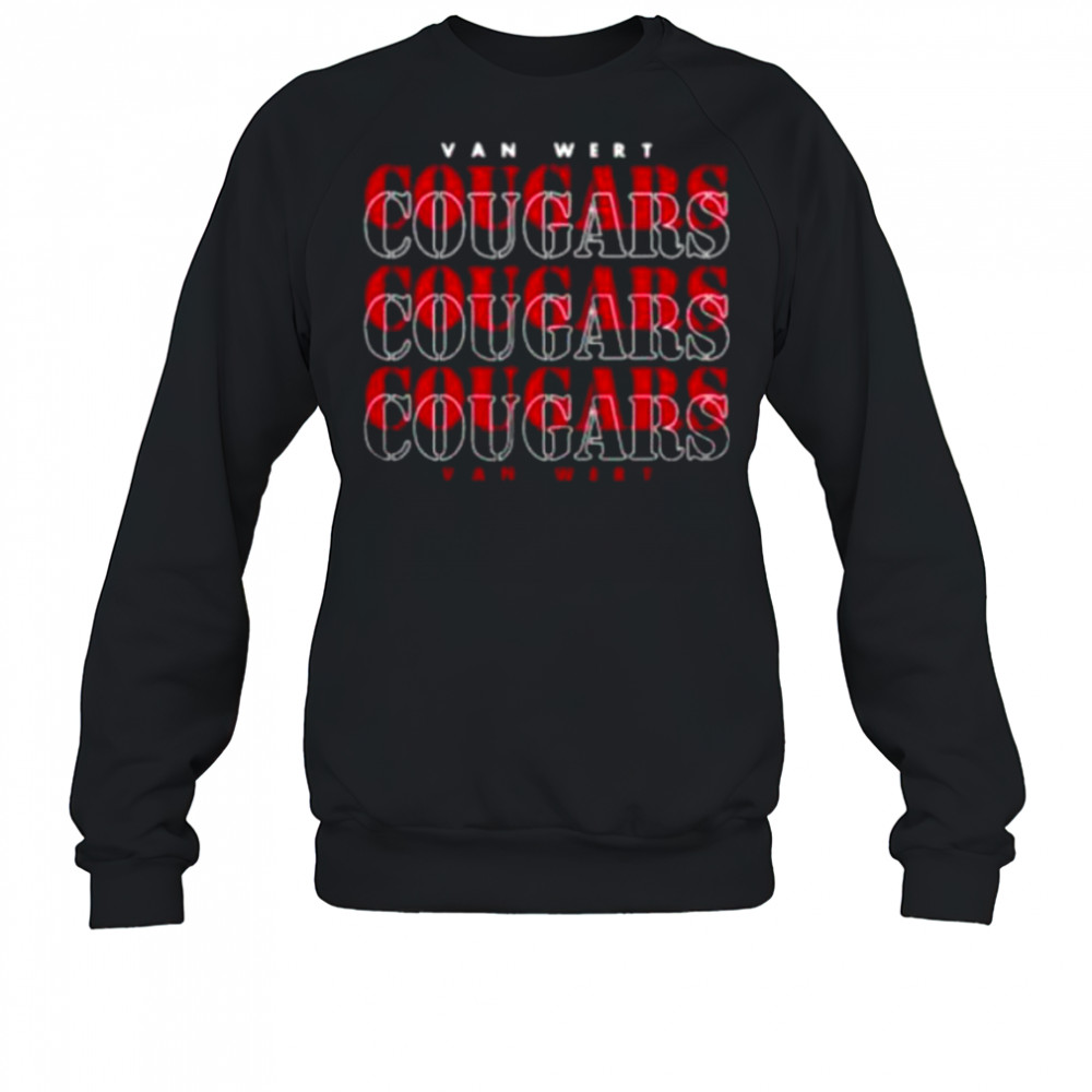 Van Wert Cougars T Shirt Sweatshirt