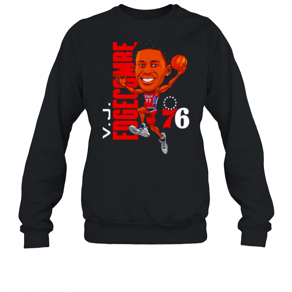 VJ Edgecombe Philadelphia 76ers Caricature cartoon shirt Sweatshirt