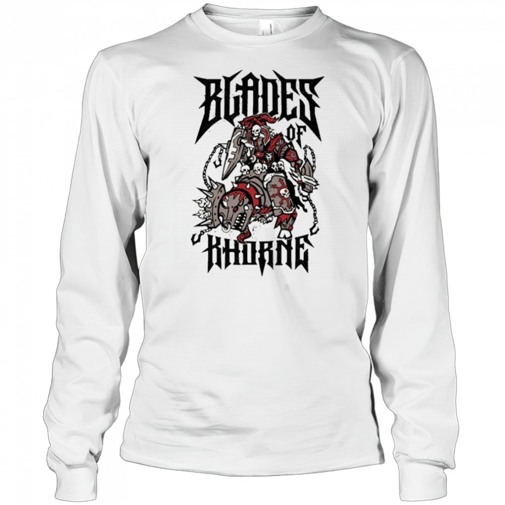 Warhammer Age of Sigmar Blades of Khorne T-Shirt Long Sleeved