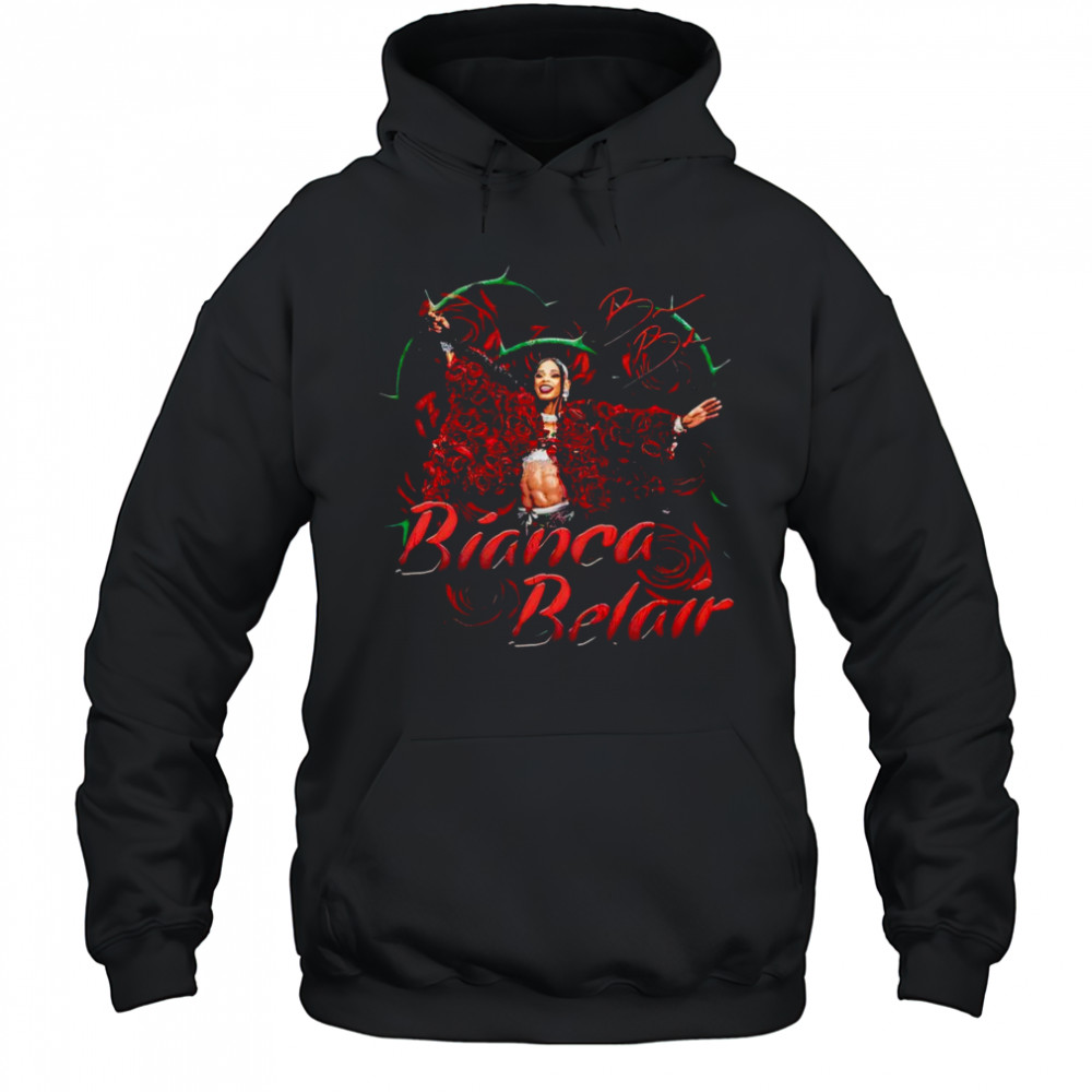 Bianca Belair rose thorns shirt Hoodie