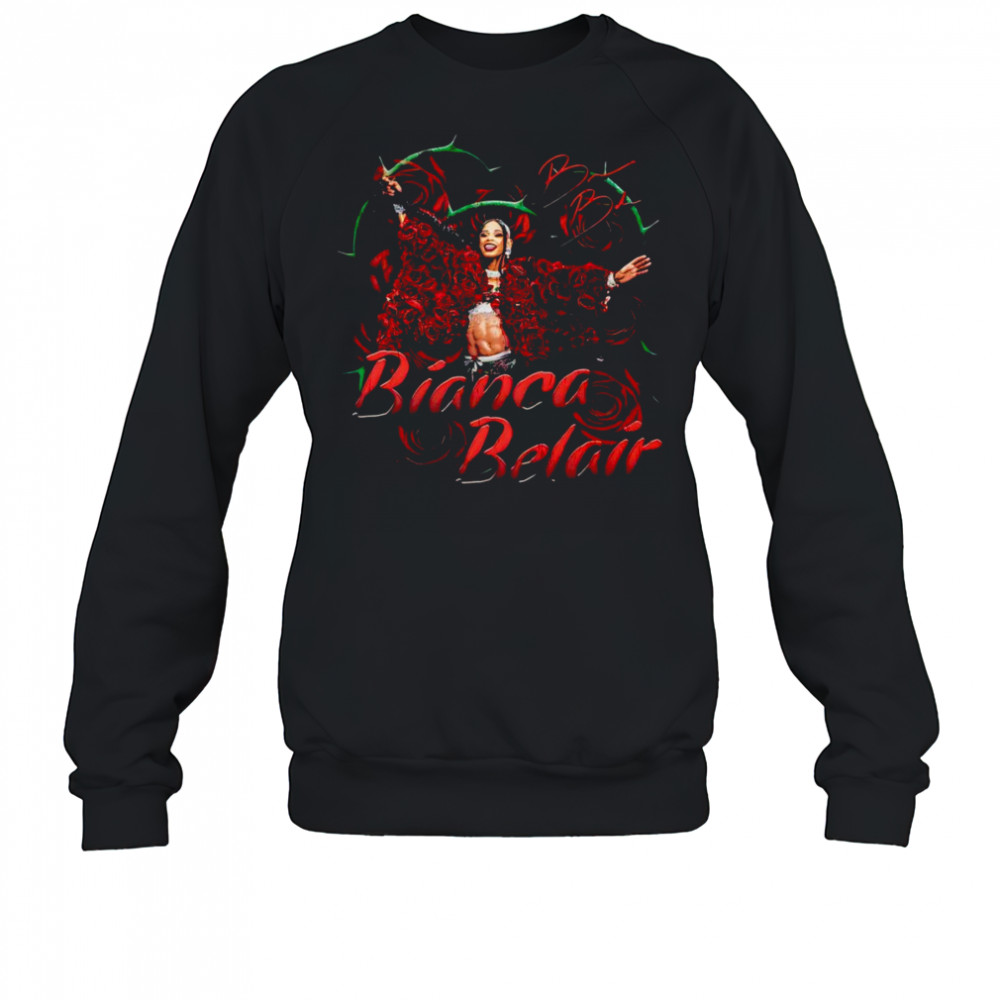 Bianca Belair rose thorns shirt Sweatshirt