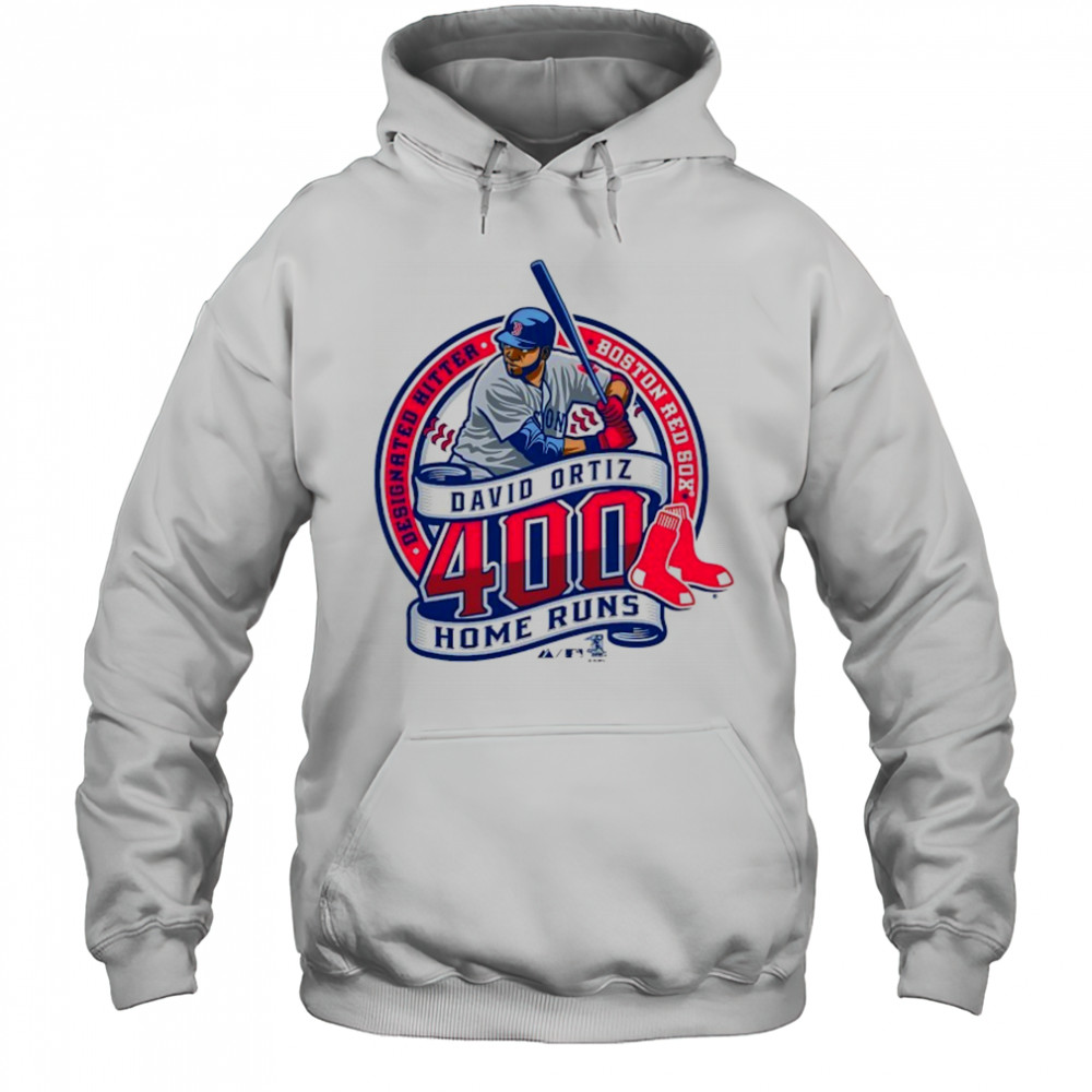 Boston Red Sox Legend David Ortiz 400 Home Runs shirt Hoodie