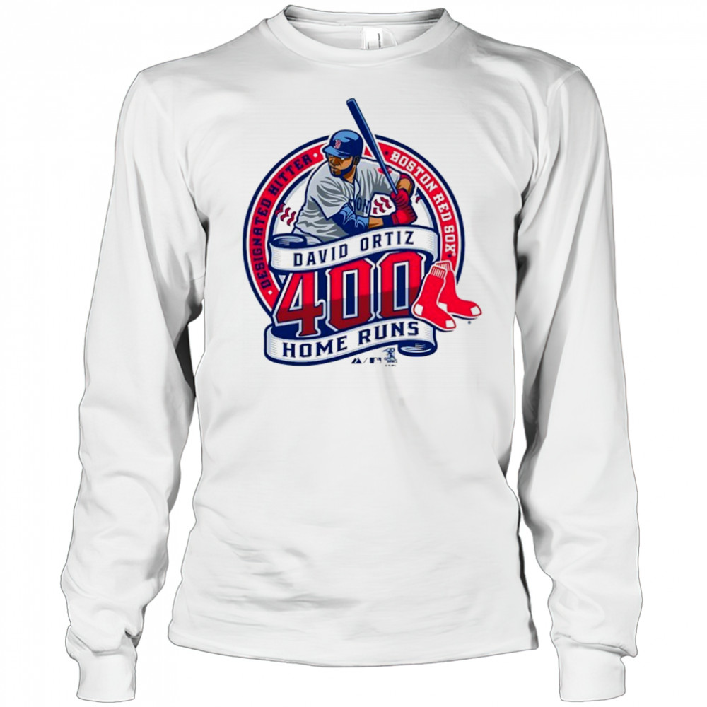 Boston Red Sox Legend David Ortiz 400 Home Runs shirt Long Sleeved
