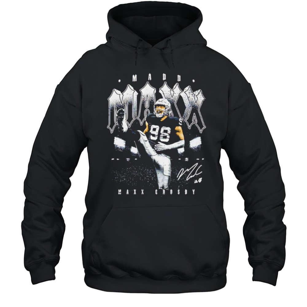 Maxx Crosby Las Vegas Celebration graphic signature shirt Hoodie