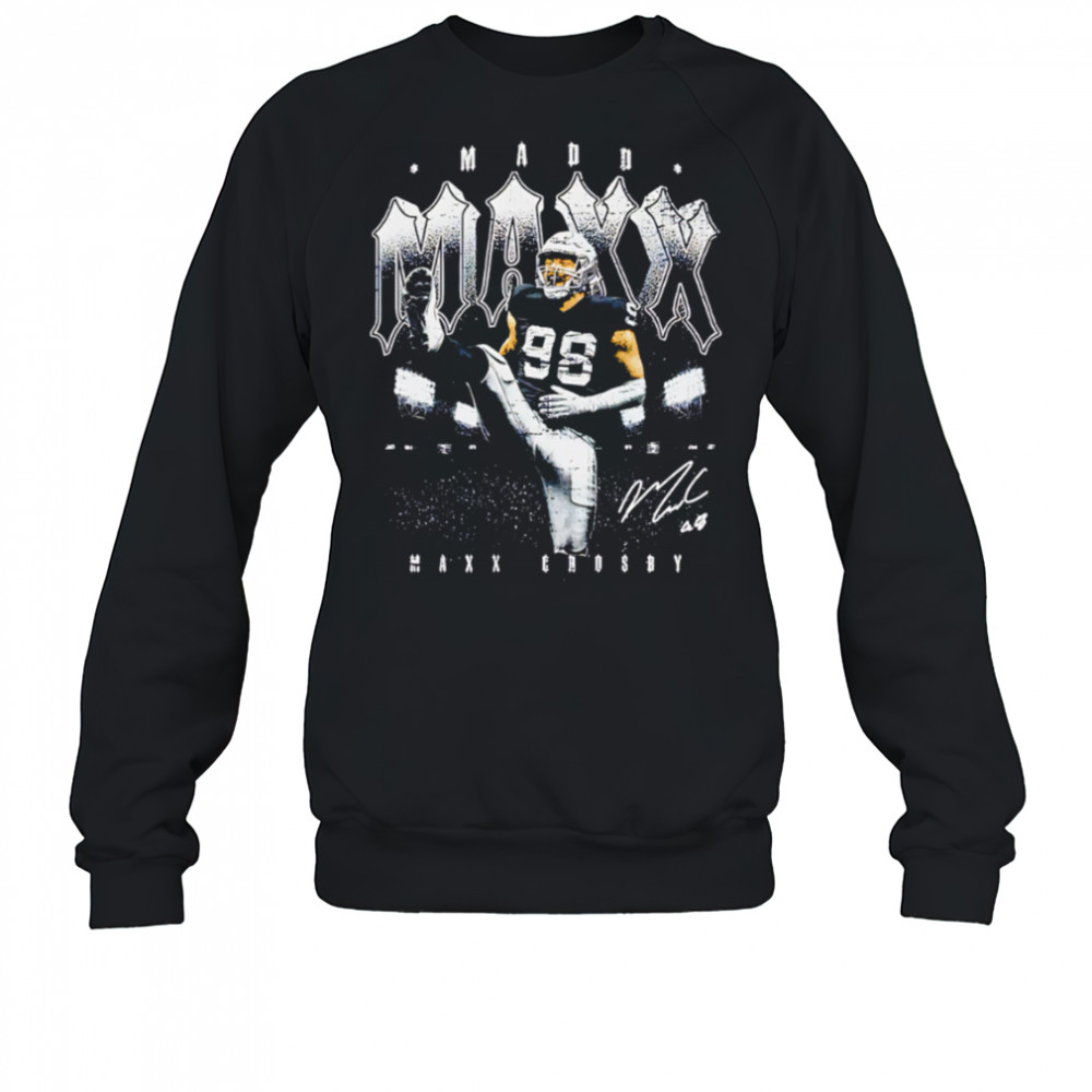 Maxx Crosby Las Vegas Celebration graphic signature shirt Sweatshirt