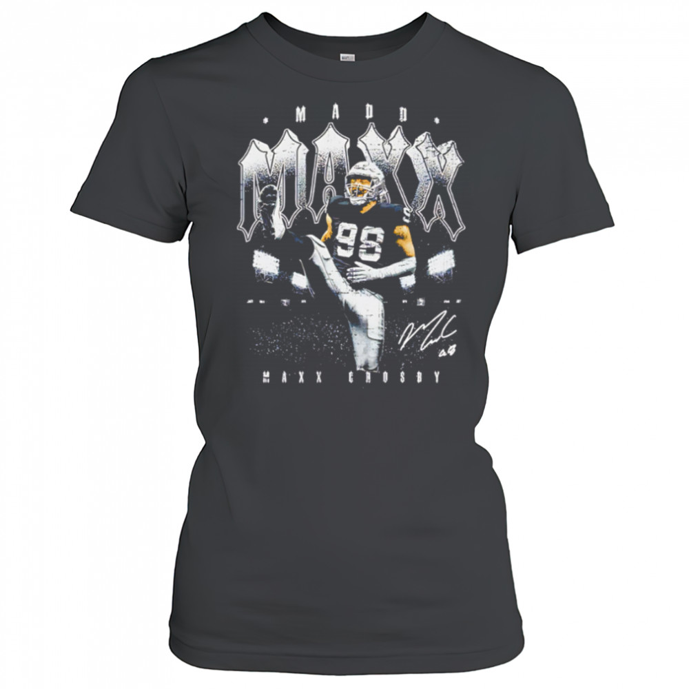 Maxx Crosby Las Vegas Celebration graphic signature shirt Women's T-shirt