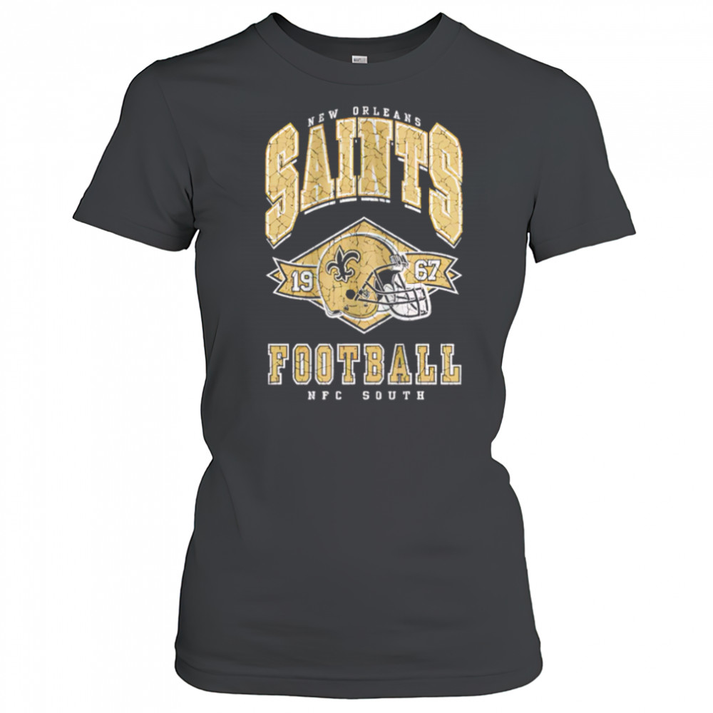 New Orleans Saints Football NFC South 1967 helmet shirt Women's T-shirt