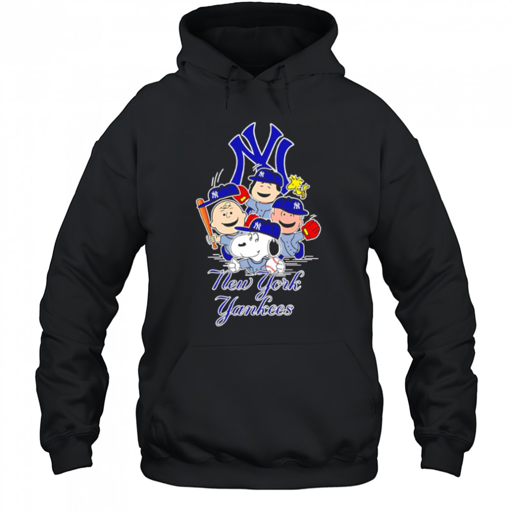 New York Yankees Snoopy Charlie Brown And Friends The Peanuts Baseball shirt Hoodie