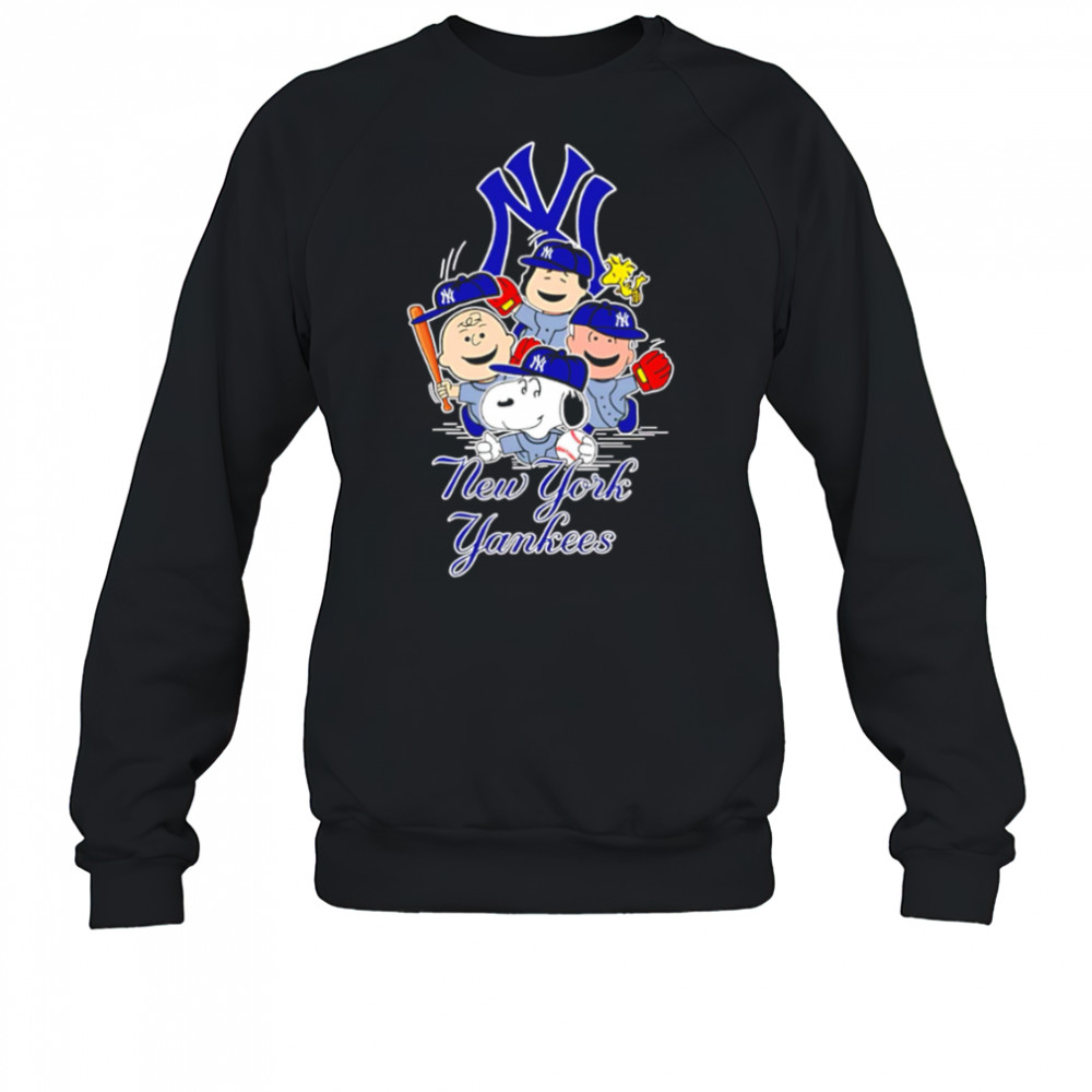 New York Yankees Snoopy Charlie Brown And Friends The Peanuts Baseball shirt Sweatshirt