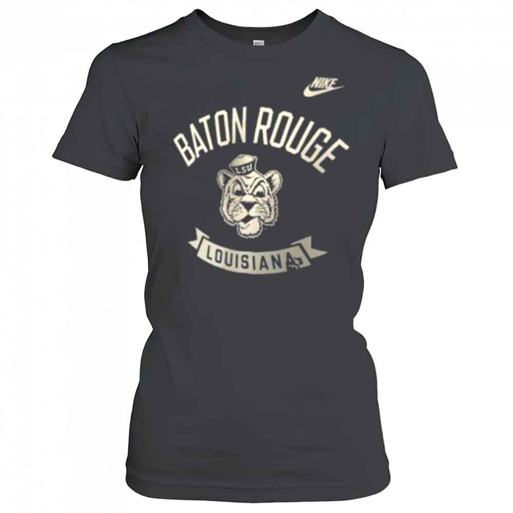 Nike Black LSU Tigers Fashion Hometown Legend Dri FIT T Shirt Women's T-shirt