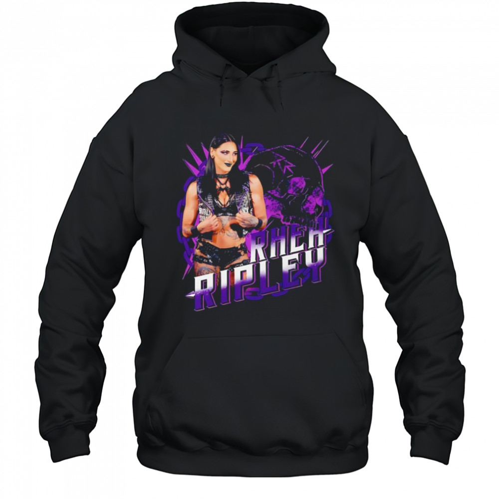 Rhea Ripley skull shirt Hoodie