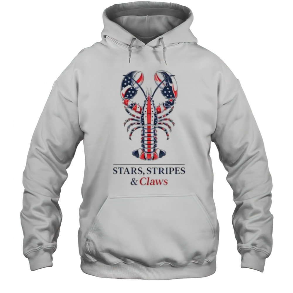 Stars Stripes and Claws lobster shirt Hoodie