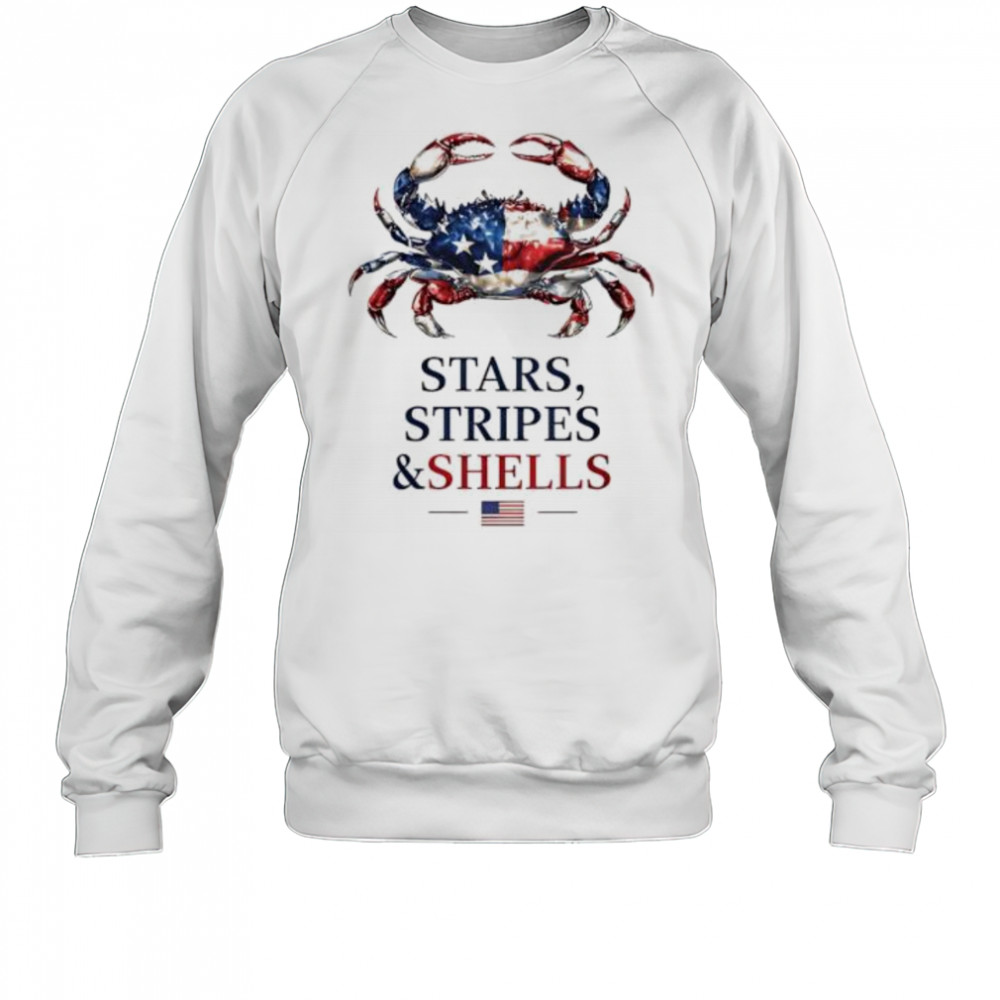 Stars Stripes and Shells crab shirt Sweatshirt