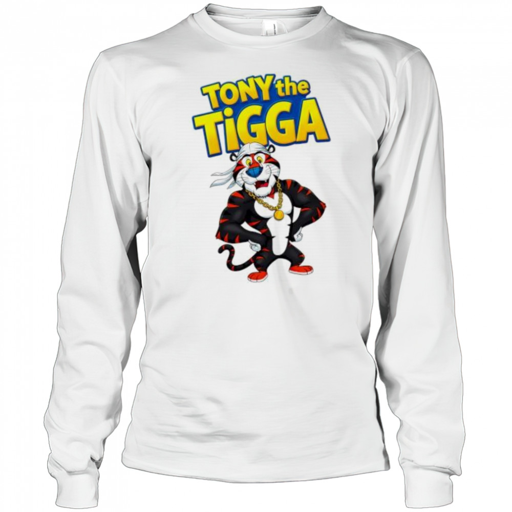 Tony the Tigga cartoon shirt Long Sleeved