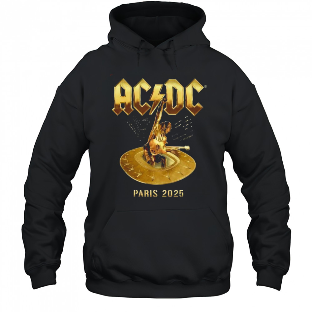 ACDC Paris PWR UP Event Tour 2025 Shirt Hoodie